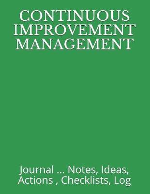 Book cover for Continuous Improvement Management