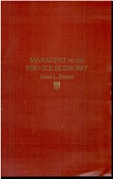 Book cover for Managing in the Service Economy