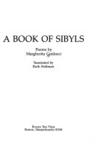 Cover of A Book of Sibyl's Poems