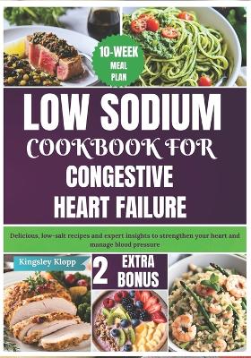 Book cover for Low Sodium Cookbook for Congestive Heart Failure