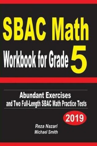 Cover of SBAC Math Workbook for Grade 5