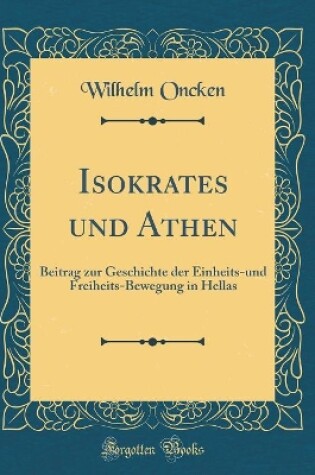 Cover of Isokrates Und Athen