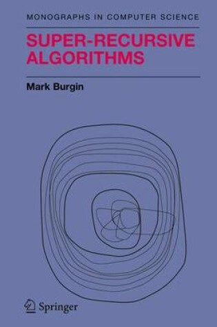 Cover of Super-Recursive Algorithms