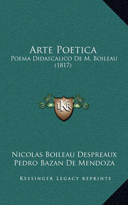 Book cover for Arte Poetica