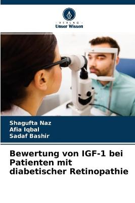 Book cover for Bewertung von IGF-1 bei Patienten mit diabetischer Retinopathie