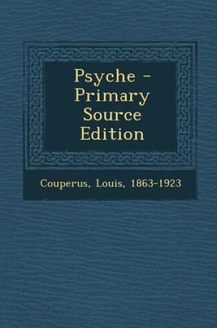 Cover of Psyche - Primary Source Edition