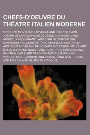 Cover of Chefs-D'Oeuvre Du Theatre Italien Moderne