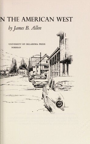 Book cover for Company Town in the American West