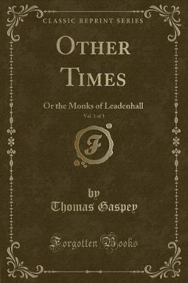 Book cover for Other Times, Vol. 1 of 3