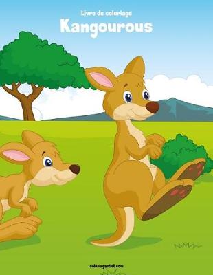 Cover of Livre de coloriage Kangourous 1