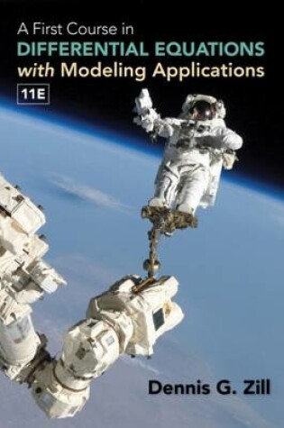 Cover of A First Course in Differential Equations with Modeling Applications