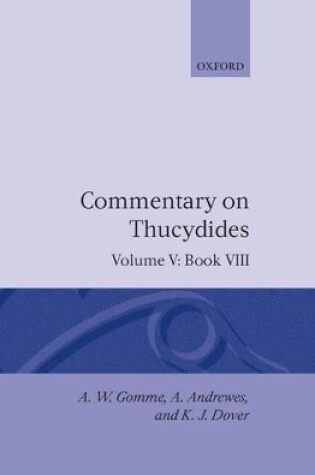 Cover of Volume 5. Book VIII