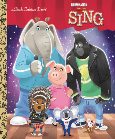 Book cover for Illumination's Sing Little Golden Book