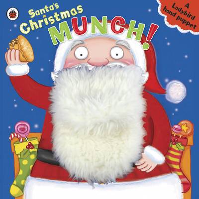 Book cover for Santa's Christmas Munch: A Ladybird Hand Puppet Book