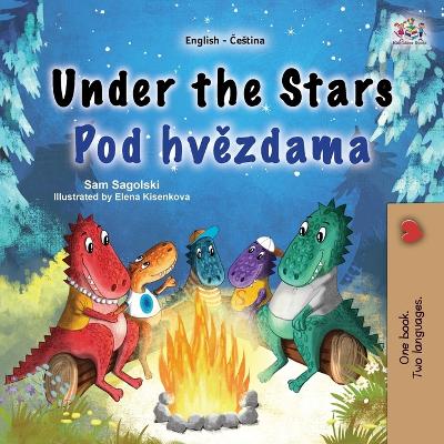 Book cover for Under the Stars (English Czech Bilingual Kids Book)