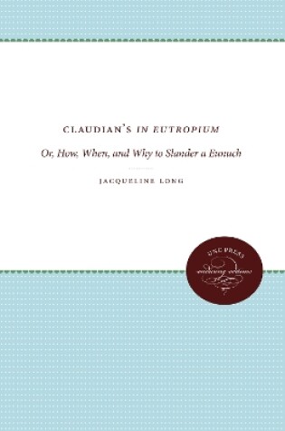 Cover of Claudian's "In Eutropium"