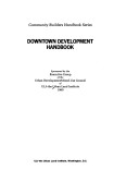 Cover of Downtown Development Handbook