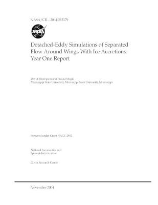 Book cover for Detached-Eddy Simulations of Separated Flow Around Wings With Ice Accretions