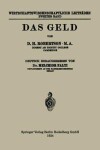 Book cover for Das Geld