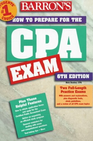 Cover of Barron's How to Prepare for the Cpa Certified Public Accountant Examination