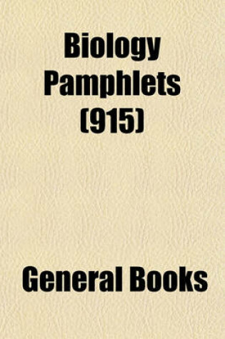 Cover of Biology Pamphlets (Volume 915)