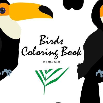 Book cover for Birds Coloring Book for Children (8.5x8.5 Coloring Book / Activity Book)