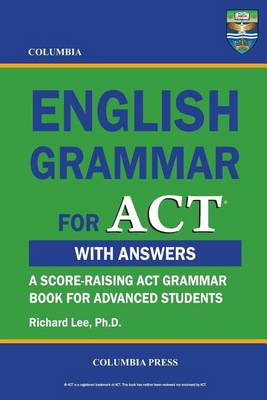 Book cover for Columbia English Grammar for ACT