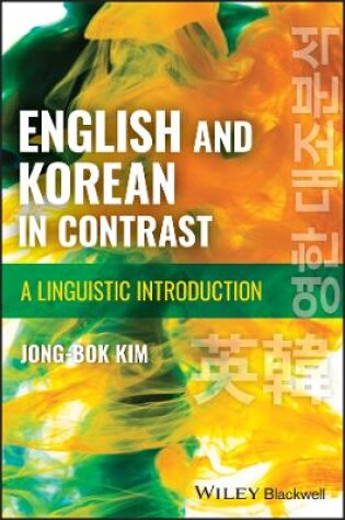Cover of English and Korean in Contrast: A Linguistic Intro duction