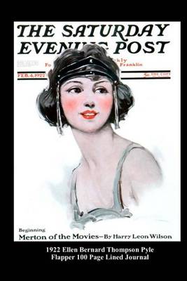 Book cover for 1922 Ellen Bernard Thompson Pyle Flapper 100 Page Lined Journal