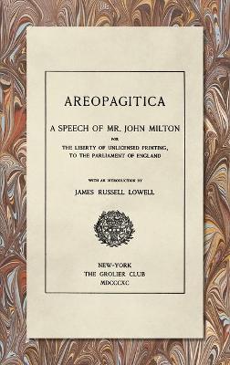 Book cover for Areopagitica [1890]