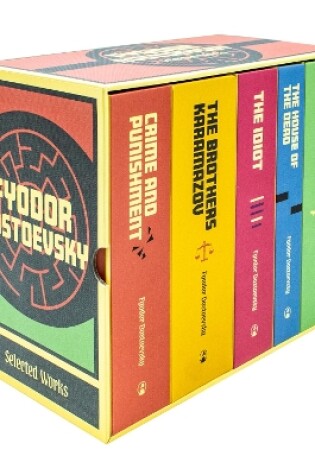 Cover of Complete Collection of Fyodor Dostoevsky 6 Hardback Books Box Set