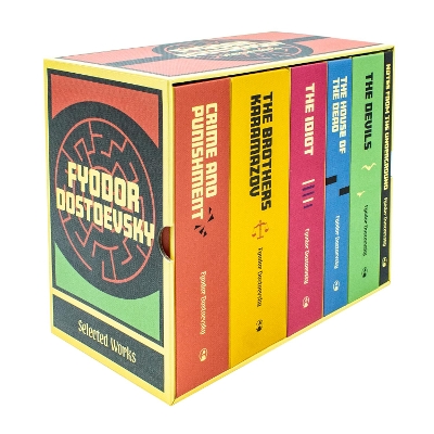 Book cover for Complete Collection of Fyodor Dostoevsky 6 Hardback Books Box Set