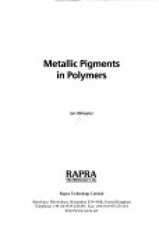 Cover of Metallic Pigments in Polymers