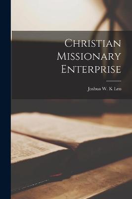 Cover of Christian Missionary Enterprise