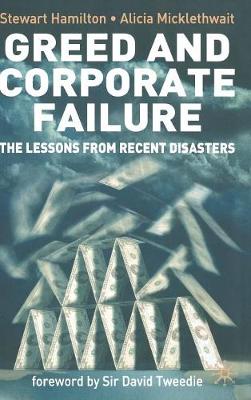 Book cover for Greed and Corporate Failure