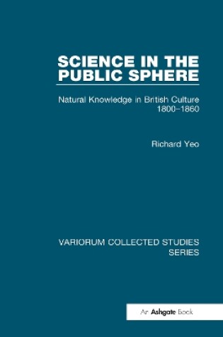 Cover of Science in the Public Sphere