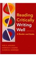 Book cover for Reading Critically, Writing Well 9e & I-Claim