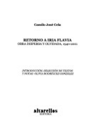 Cover of Retorno a Iria Flavia