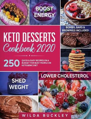 Book cover for Keto Desserts Cookbook 2020