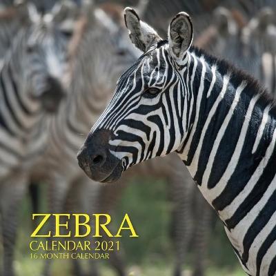 Book cover for Zebra Calendar 2021