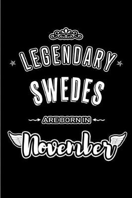 Book cover for Legendary Swedes are born in November