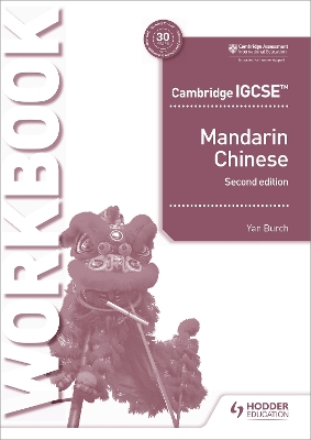 Book cover for Cambridge IGCSE Mandarin Workbook Second Edition