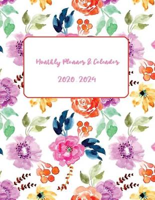 Book cover for Monthly Planner & Calendar 2020-2024