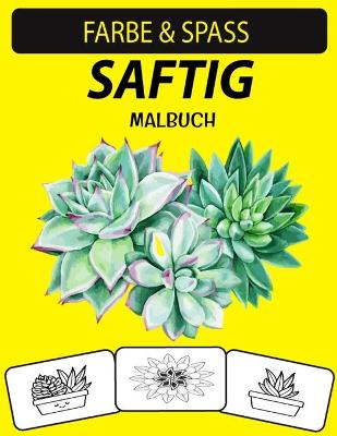 Book cover for Saftig Malbuch