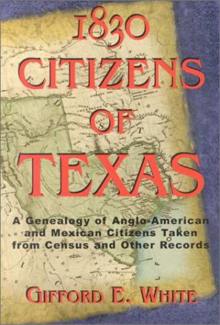 Book cover for 1830 Citizens of Texas