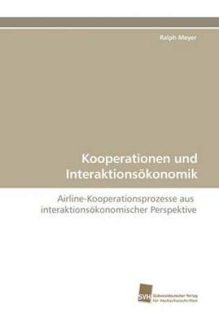 Cover of Kooperationen Und Interaktionsokonomik