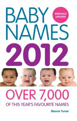 Book cover for Baby Names 2012