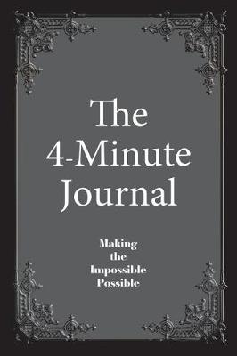 Book cover for The 4-Minute Journal - Dated Black (Jul - Jun)