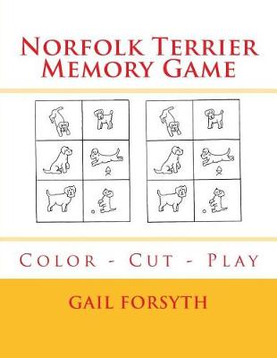 Book cover for Norfolk Terrier Memory Game