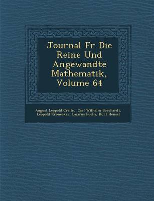 Book cover for Journal Fur Die Reine Und Angewandte Mathematik, Volume 64